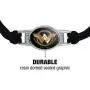 GRAPHICS & MORE Wonder Woman Movie Golden Lasso Logo Novelty Suede Leather Metal Bracelet GRAPHICS & MORE Wonder Woman Movie Golden Lasso Logo Novelty Suede Leather Metal Bracelet