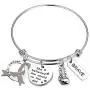 AKTAP Brain Cancer Awareness Gift Cancer Fighter Warrior Gift She Believed She Could So She Did Gray Tumor Awareness Ribbon Bracelet for Her