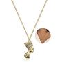 YOOE Egyptian Pharaoh King Queen Pendant Necklace,Punk 14K Gold Nefertiti Pharaoh Africa Women Girls Jewelry