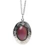 Acchen Mood Necklace Palace Gem Photo Frame Change Color Emotion Feeling Pendant Necklace Acchen Mood Necklace Palace Gem Photo Frame Change Color Emotion Feeling Pendant Necklace