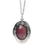 Acchen Mood Necklace Palace Gem Photo Frame Change Color Emotion Feeling Pendant Necklace