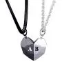 2 PCs Personalized Matching Necklaces for Couples,Custom Broken Heart Necklace Friendship Jewelry Gifts on Anniversary 2 PCs Personalized Matching Necklaces for Couples,Custom Broken Heart Necklace Friendship Jewelry Gifts on Anniversary