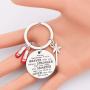 AKTAP Dorothy Ruby Inspired Keychain Wizard of Dorothy Ruby Red Slippers Jewelry Inspirational Gift You’re Braver Than You Believe