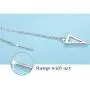 FANCIME Sterling Silver Opal Threader Earrings Triangle Long Drop Earrings Fine Jewelry for Women FANCIME Sterling Silver Opal Threader Earrings Triangle Long Drop Earrings Fine Jewelry for Women
