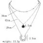 NICEMOVIC Baroque Flower Layered Necklace Vintage Lotus Pendant Necklace Silver Beaded Choker Necklaces Jewelry for Women and Girls NICEMOVIC Baroque Flower Layered Necklace Vintage Lotus Pendant Necklace Silver Beaded Choker Necklaces Jewelry for Women and Girls
