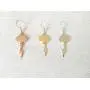 MANZHEN Simple Lightning Bolt Dangle Drop Earrings Women Flash Earrings Jewelry