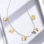 KissYan Layered Minimalist Necklace, 14K Gold Plated Butterfly Choker Cable Chain Heart Butterfly Pendant Necklace Delicate Jewelry for Girls Women
