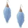 Humble Chic Fringe Tassel Statement Dangle Earrings - Lightweight Boho Long Feather Drops for Women - Bohemian Tribal Hammered Gold-Tone with Silky Thread Strands Humble Chic Fringe Tassel Statement Dangle Earrings - Lightweight Boho Long Feather Drops for Women - Bohemian Tribal Hammered Gold-Tone with Silky Thread Strands