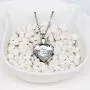 Crystal Heart Cremation Jewelry Memorial Urn Necklace for Ashes Stainless Steel Ash Holder Pendant Keepsake Jewelry for Urns Crystal Heart Cremation Jewelry Memorial Urn Necklace for Ashes Stainless Steel Ash Holder Pendant Keepsake Jewelry for Urns
