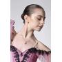 Sterling Silver 925 Ballerina Dancer Pendant Necklace for Girls Enamel 16'' Italy