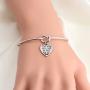 WUSUANED Memorial Jewelry Your Wings were Ready My Heart was Not Bracelet Necklace Loss of Loved One Gift (Your Wings were Ready Bracelet)