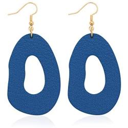 Jagucho Leather Earrings Dangle for Women, Lightweight Earrings Drop for Teen Girls, Gifts for Women