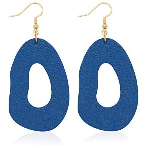 Jagucho Leather Earrings Dangle for Women, Lightweight Earrings Drop for Teen Girls, Gifts for Women