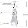 Handmade Easter Rabbit Dangle Earrings,Lightweight Easter Ornament Earrings for Girls Women Party