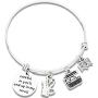 Kivosliviz Writers Bracelet Authors Gift for A Writer Author Editor Jewelry