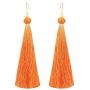 Tassel Earrings - Colorful Layered Tassel Earrings Bohemian Dangle Drop Earrings Shaded Earrings Metal Resin Beaded Earrings Women Girls Tiered Tassel Druzy Stud Earrings Women Gifts （4 Pairs)