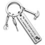 G-Ahora Mechanic Keychain My Asshole Turned Out to be a Mechanic with Rough Hands Funny Gift for Engineer Machinist Gift(Mechanic KR)