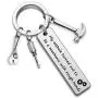 G-Ahora Mechanic Keychain My Asshole Turned Out to be a Mechanic with Rough Hands Funny Gift for Engineer Machinist Gift(Mechanic KR)