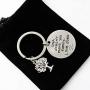 Hibetek Step Parent Keychain Gifts DNA Doesnt Make You Family Love Does Keychain Jewelry Step Mom Gift Keychain, Step Dad Gift Keychain Adoption Keychain