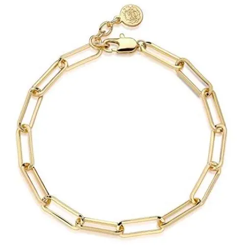 WEARON Dainty Gold Link Chain Bracelet for Women 14K Gold Plated Simple Delicate Cable Link Chain Handmade Minimalist Jewelry Retro Personality Bracelet Adjustable Thin Cuban Link Chain Paperclip WEARON Dainty Gold Link Chain Bracelet for Women 14K Gold Plated Simple Delicate Cable Link Chain Handmade Minimalist Jewelry Retro Personality Bracelet Adjustable Thin Cuban Link Chain Paperclip