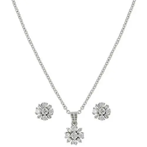 Montana Silversmiths Simply Brilliant Flower Jewelry Set Montana Silversmiths Simply Brilliant Flower Jewelry Set