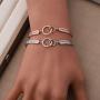 Zuo Bao Memorial Bracelet in Memory of Dad Mom Sympathy Gift Those We Love Dont Go Away They Walk Beside Us Every Day Loss Jewelry for Her