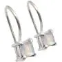 SilverStarJewel 925 Solid Silver Rainbow Moonstone Earrings 0.6'' New Gift SilverStarJewel 925 Solid Silver Rainbow Moonstone Earrings 0.6'' New Gift