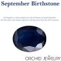 Orchid Jewelry 925 Sterling Silver 2.25 Ct Blue Sapphire Stud Earrings Birthday Gifts For Women