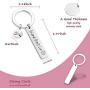 Friends Keychain Friend Dont Lie Honest Gift Friendship Gift Inspirational Keychain Engraved Gift （Friend Dont Lie KR）