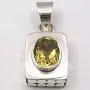 SilverStarJewel Citrine Old Style Pendant 1'' Bijoux 925 Solid Silver SilverStarJewel Citrine Old Style Pendant 1'' Bijoux 925 Solid Silver