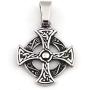 GUNGNEER Trinity Celtic Cross Knot Pendant Necklace Keel Chain Eternal Love Stainless Steel Irish Jewelry Men Women