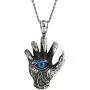 UMtrade Vintage Jewelry Mens Stainless Steel Demon Hand Dragon Claw Blue Eye Pendant Necklace UMtrade Vintage Jewelry Mens Stainless Steel Demon Hand Dragon Claw Blue Eye Pendant Necklace