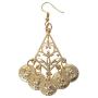 BellyLady Belly Dance Gypsy Jewelry, Gold Necklace & Earrings, Gift Idea