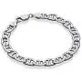 Miabella 925 Sterling Silver Italian Solid 7mm Diamond-Cut Flat Mariner Link Chain Bracelet for Men 7.5, 8, 8.5, 9 Inch, Made in Italy Miabella 925 Sterling Silver Italian Solid 7mm Diamond-Cut Flat Mariner Link Chain Bracelet for Men 7.5, 8, 8.5, 9 Inch, Made in Italy