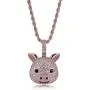 JINAO Iced Out Jack Skellington Heart Eyes Smile Devil Clown Pendant Necklace JINAO Iced Out Jack Skellington Heart Eyes Smile Devil Clown Pendant Necklace