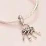 Pandora Jewelry Keys of Love Dangle Crystal and Cubic Zirconia Charm in Sterling Silver Pandora Jewelry Keys of Love Dangle Crystal and Cubic Zirconia Charm in Sterling Silver