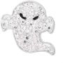 Interchangeable Snap Jewelry Rhinestone Halloween Ghost Standard Size 18-20mm My Prime Gifts