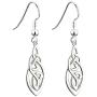 Biddy Murphy Trinity Knot Earrings Celtic Knot Sterling Silver Made in Ireland