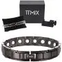 High Strength Pure Titanium Magnetic Therapy Bracelet 5000 Ga Magnets for Womens Mens Health, Arthritis Pain Relief with Premium Gift Box High Strength Pure Titanium Magnetic Therapy Bracelet 5000 Ga Magnets for Womens Mens Health, Arthritis Pain Relief with Premium Gift Box