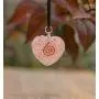 Art Of Creation Rose Quartz Heart Pendant Necklace | EMF Protection | Crystal Chakra Gemstone Necklace | Energy Generator Art Of Creation Rose Quartz Heart Pendant Necklace | EMF Protection | Crystal Chakra Gemstone Necklace | Energy Generator