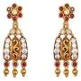 TARINIKA Anadhi Antique Gold-Plated Indian Jewelry Set with Necklace and Earrings