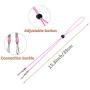 shownii 7 pcs -12 pcs Lanyard for Face Mask Kids Adjustable Mask Lanyard for Women Men Fits Neck with Clips