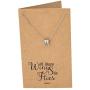 Quan Jewelry Angel Wing Necklace, Dream Graduation Gifts, Guardian Angel Wing Charm Pendant with Handmade Inspirational Quote Card