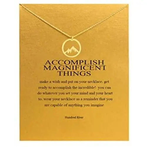 Baydurcan Friendship Anchor Compass Necklace Good Luck Elephant Pendant Chain Necklace with Message Card Gift Card
