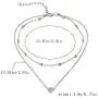 Bmirth Boho Layered Choker Necklace Heart Pendant Necklaces Simple Beads Short Necklace Chain Jewelry for Women and Girls (Silver) Bmirth Boho Layered Choker Necklace Heart Pendant Necklaces Simple Beads Short Necklace Chain Jewelry for Women and Girls (Silver)