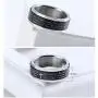 Bible Verse Christian Lords Prayer Ring for Men, Religious Cross Ring, Spinner Ring, Amulet Ring, Stainless Steel Ring, Baptism Christian Jewelry Gift for Men Boys
