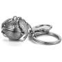 Expanding Photo Locket Pendant Keychains That Hold 4 Pictures Key Chain Angel Wing Frame Christmas Birthday Memorial Gifts