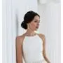SWEETV Crystal Wedding Bridal Earrings for Brides Bridesmaid, Long Teardrop Chandelier Dangle Earrings for Women Prom