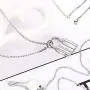 UALGL Lock and Key Pendant Necklace Stainless Steel Adjustable Punk Multilayer Long Chain Choker Necklace Jewelry Set UALGL Lock and Key Pendant Necklace Stainless Steel Adjustable Punk Multilayer Long Chain Choker Necklace Jewelry Set