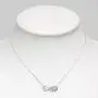 SUVANI Sterling Silver Irish Claddagh Friendship Endless Love Infinity Symbol Necklace Chain 16''-18''